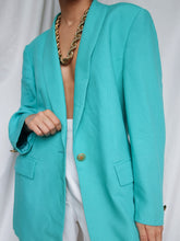 Load image into Gallery viewer, “Ariel” Turquoise blazer - lallasshop