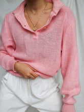 Load image into Gallery viewer, "Clara" pink polo jumper (M)