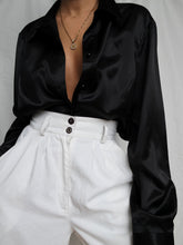 Load image into Gallery viewer, "Gabriella" black shirt (L)