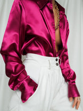 Load image into Gallery viewer, "Sia" satin shirt