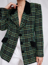 Load image into Gallery viewer, “Noura” tweed blazer