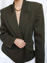 Load image into Gallery viewer, "Jasmine" kaki blazer