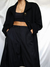Load image into Gallery viewer, "Liu" black coat (M/L)