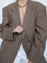 Load image into Gallery viewer, "Gaby" houndstooth blazer