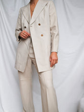 Load image into Gallery viewer, Light beige tailored set