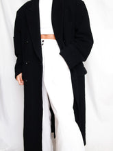 Load image into Gallery viewer, "Chiara" black coat