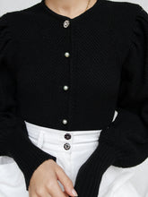 Load image into Gallery viewer, "Retta" knitted crdigan