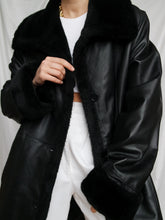 Load image into Gallery viewer, "Gina" leather coat