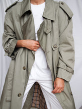 Load image into Gallery viewer, Khaki trench coat