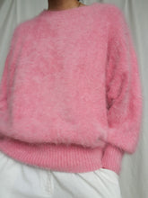 Load image into Gallery viewer, Pink angora knitted jumper