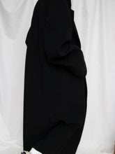 Load image into Gallery viewer, "Elise" black long coat
