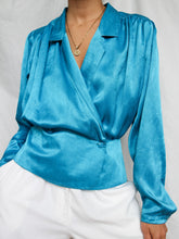 Load image into Gallery viewer, "Verse" satin blouse