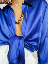 Load image into Gallery viewer, "Majorelle" silk blouse - lallasshop
