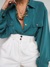 Load image into Gallery viewer, “Manon” green shirt