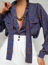 Load image into Gallery viewer, "Serpent" vintage blouse - lallasshop