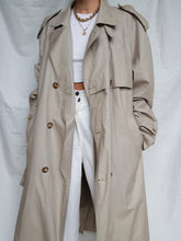 Load image into Gallery viewer, Beige Trench coat