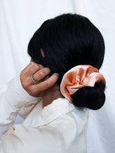 Load image into Gallery viewer, "Coral" silk scrunchie - lallasshop