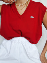 Load image into Gallery viewer, Vintage LACOSTE sleeveless jumper - lallasshop