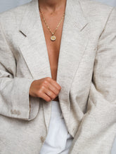 Load image into Gallery viewer, Soft beige blazer (S men)