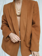 Load image into Gallery viewer, "Carmen" camel Blazer
