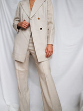 Load image into Gallery viewer, Light beige tailored set