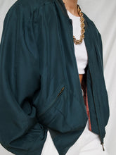 Load image into Gallery viewer, Petrol silk bombers