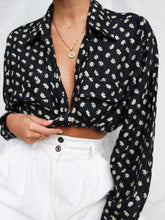 Load image into Gallery viewer, "Ele" silk shirt (M)