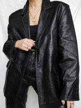 Load image into Gallery viewer, "Mia" leather Blazer