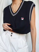 Load image into Gallery viewer, FILA sleeveless knitted jumper