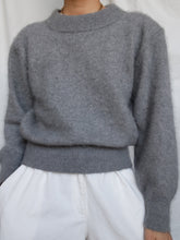 Load image into Gallery viewer, Grey angora knitted jumper