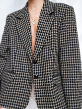 Load image into Gallery viewer, "Lara" houndstooth blazer (M/L)