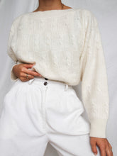 Load image into Gallery viewer, "Cloudy" knitted jumper (M)