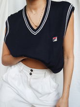 Load image into Gallery viewer, FILA sleeveless knitted jumper