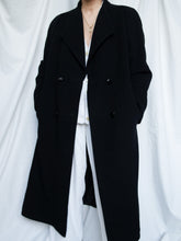 Load image into Gallery viewer, Black maxi coat