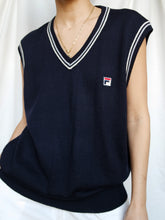Load image into Gallery viewer, FILA sleeveless knitted jumper