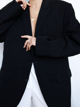 Load image into Gallery viewer, “Rita” black blazer