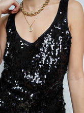Load image into Gallery viewer, "Kamar" Sequin top
