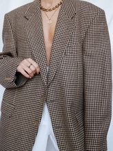 Load image into Gallery viewer, "Gaby" houndstooth blazer