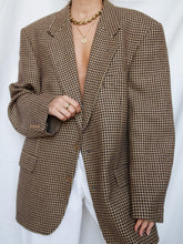 Load image into Gallery viewer, "Gaby" houndstooth blazer