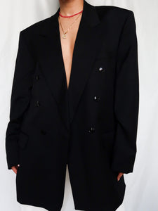 "swan" wool blazer