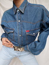 Load image into Gallery viewer, « Texas » denim shirt
