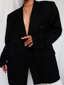 "swan" wool blazer