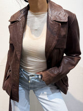 Load image into Gallery viewer, REDSKINS leather trench
