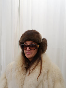 leather and fur chapka
