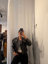 Load image into Gallery viewer, 80’ vintage leather jacket
