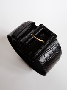 « Nile » leather belt