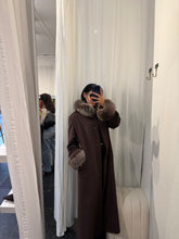 Load image into Gallery viewer, PARMENTIER CASHMERE AND FOX FUR COAT
