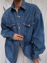 Load image into Gallery viewer, « Texas » denim shirt
