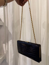 Load image into Gallery viewer, Croco embossed leather bag
