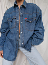 Load image into Gallery viewer, « Texas » denim shirt

